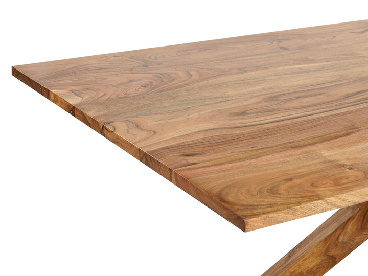 Acacia Wood Dining Table 180 x 90 cm Light Hayes