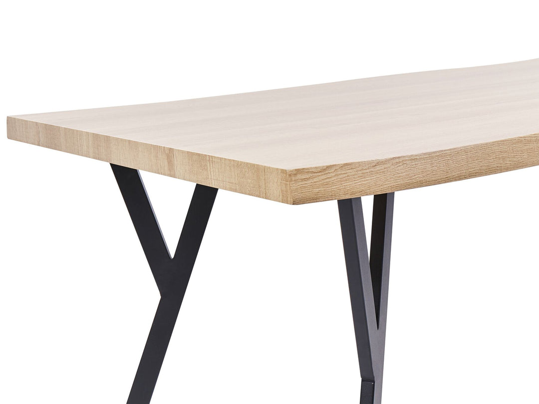 Dining Table 180 x 90 cm Light Wood Alton