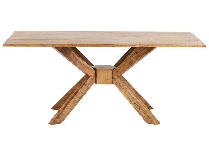 Acacia Wood Dining Table 180 x 90 cm Light Hayes