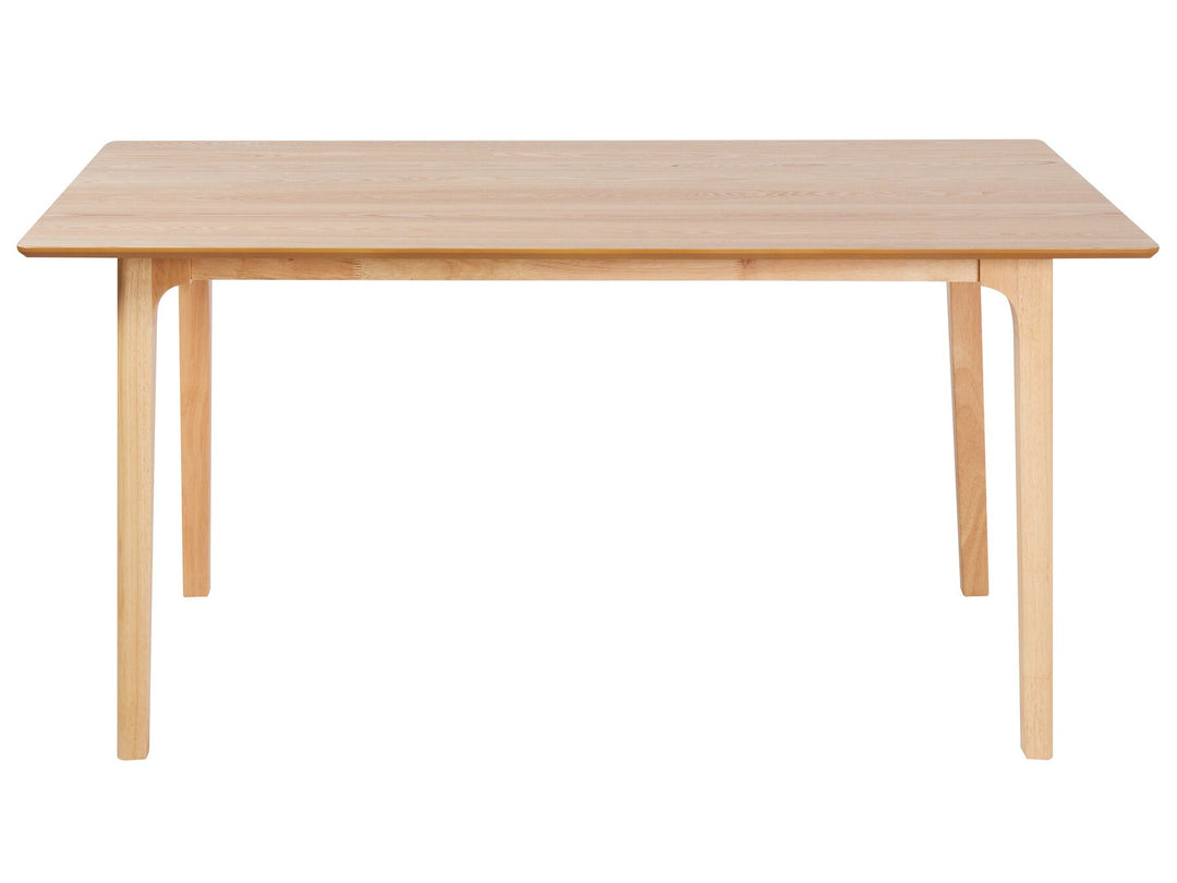 Dining Table 160 x 90 cm Light Wood Delmas