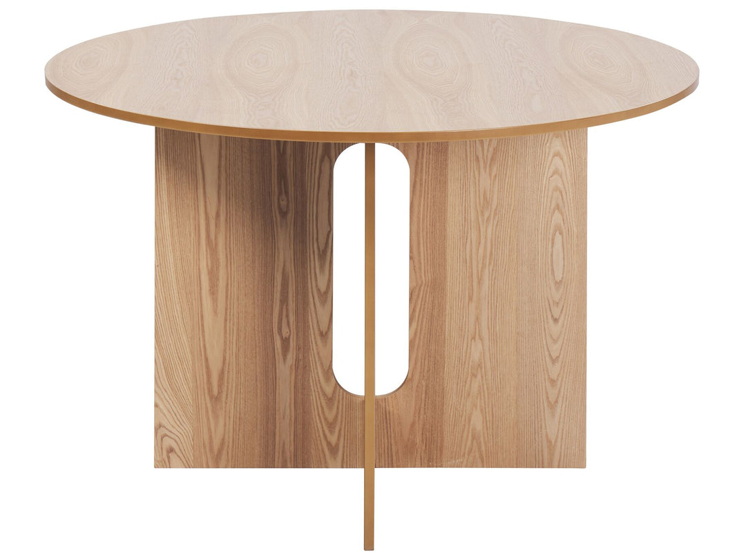 Round Dining Table ⌀ 120 cm Light Wood Corail