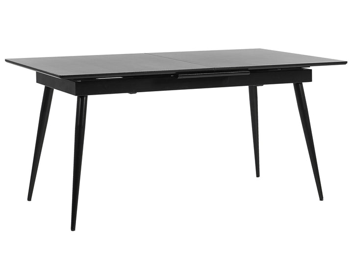 Extending Dining Table 160/200 x 90 cm Black Maldon