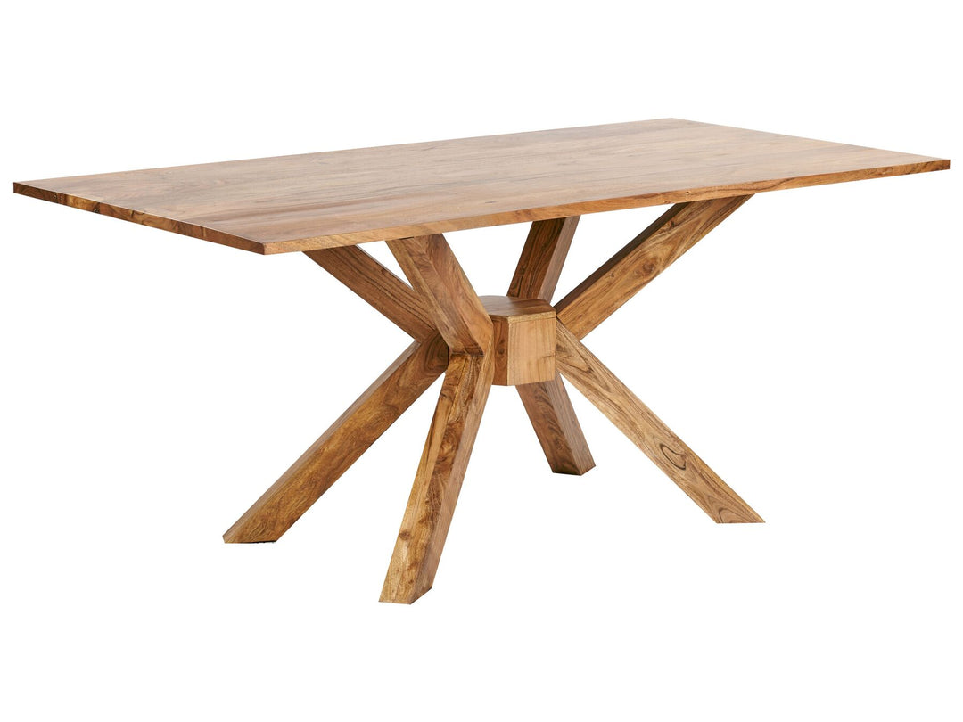 Acacia Wood Dining Table 180 x 90 cm Light Hayes