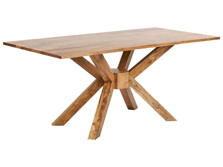 Acacia Wood Dining Table 180 x 90 cm Light Hayes