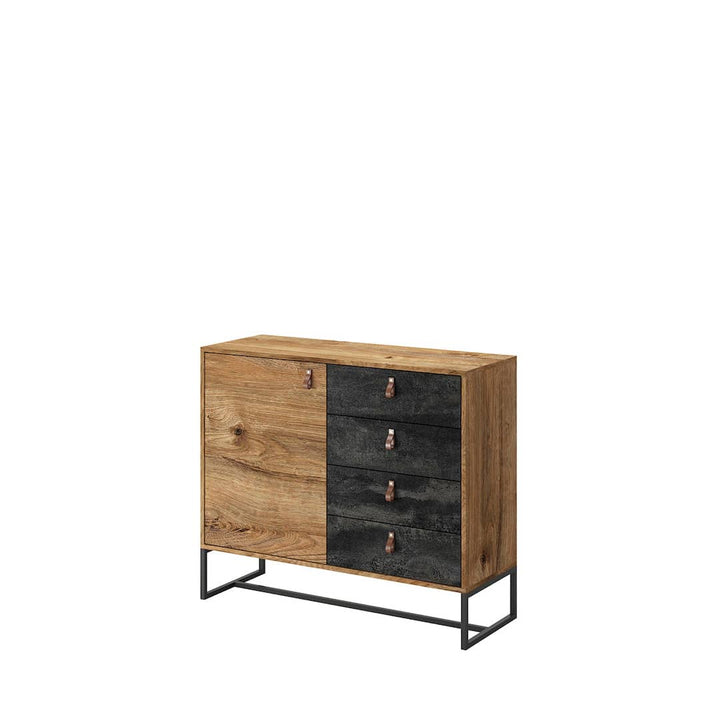 Sideboard Cabinet 103cm Oak Ribbeck Dark