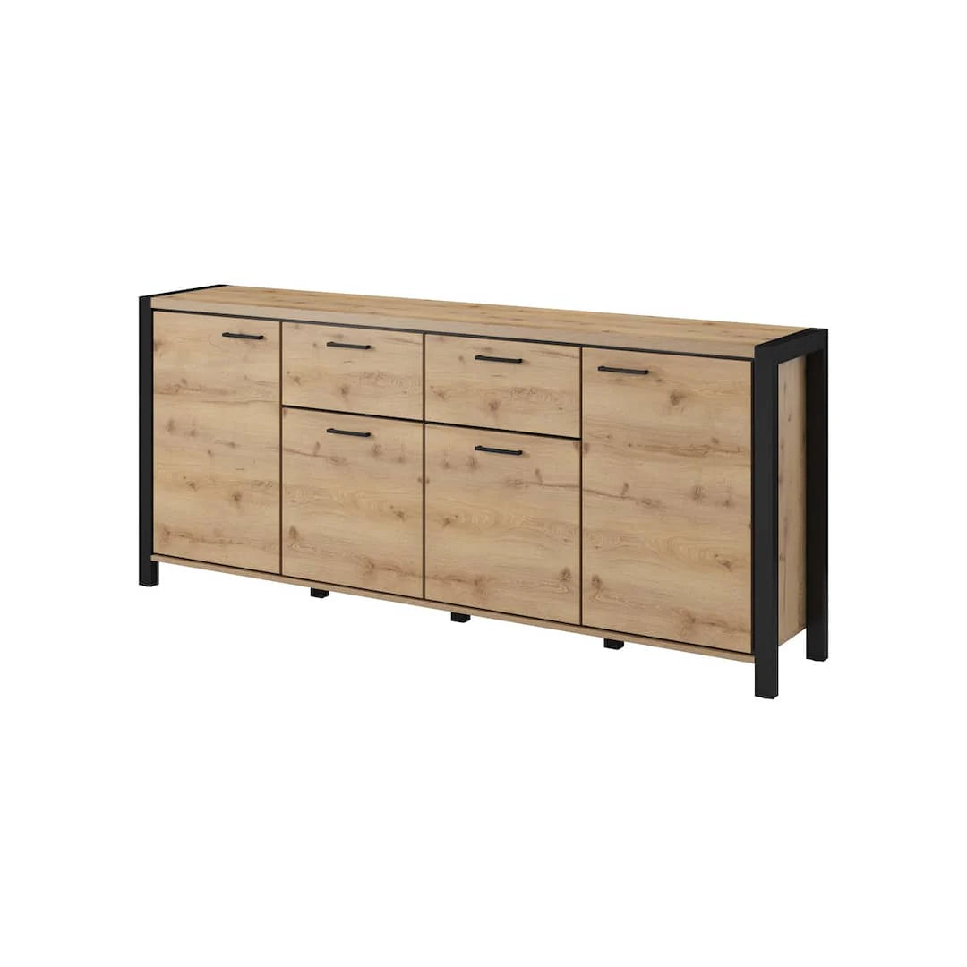 Sideboard Cabinet 213cm Oak Taurus Aktiv 25