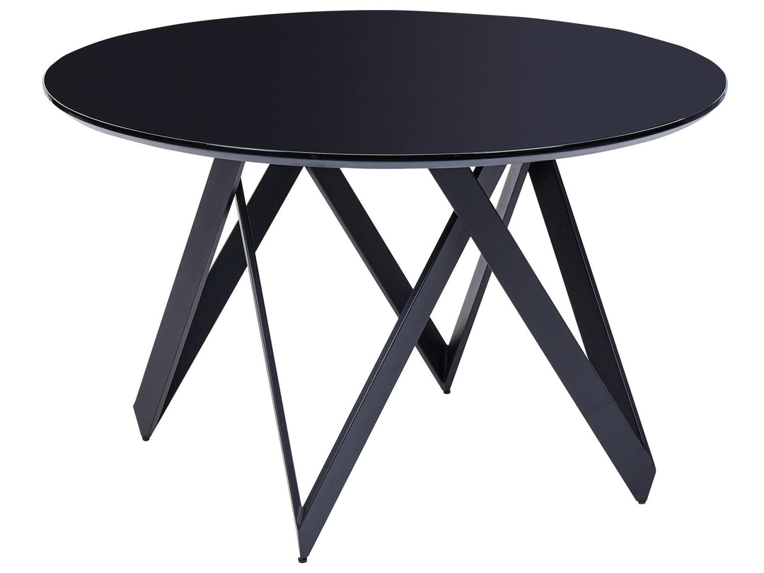 Round Dining Table ⌀ 120 cm Black Oxhill