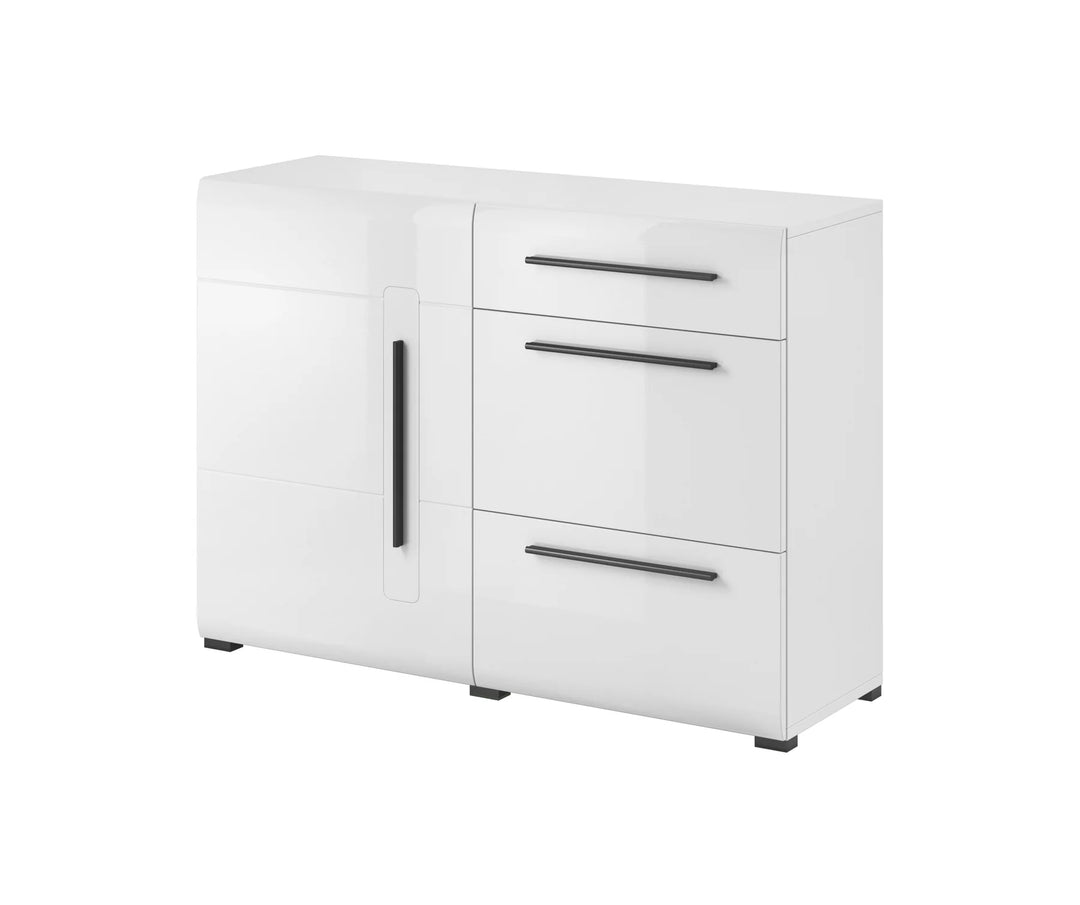 Sideboard Cabinet White Gloss Tulsa 45