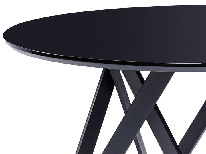 Round Dining Table ⌀ 120 cm Black Oxhill