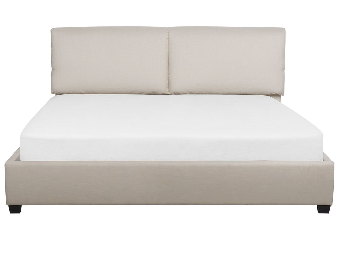 Belfort Fabric EU Super King Size Bed Beige