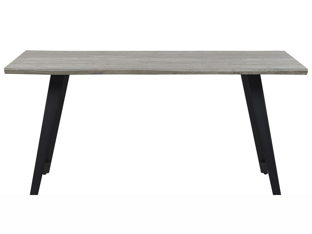 Dining Table 160 x 90 cm Grey Wood Witney