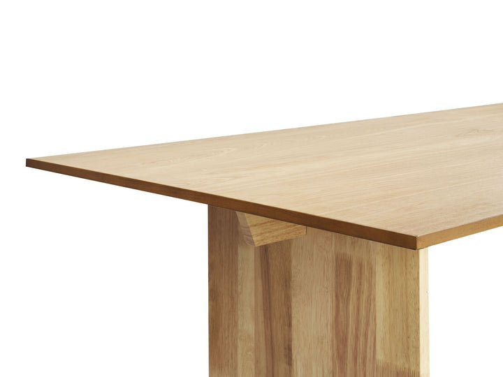 Dining Table 180 x 90 cm Light Wood Moora