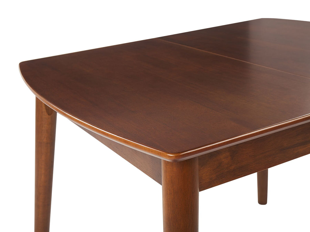 Extending Dining Table 100/130 x 80 cm Dark Wood Toms