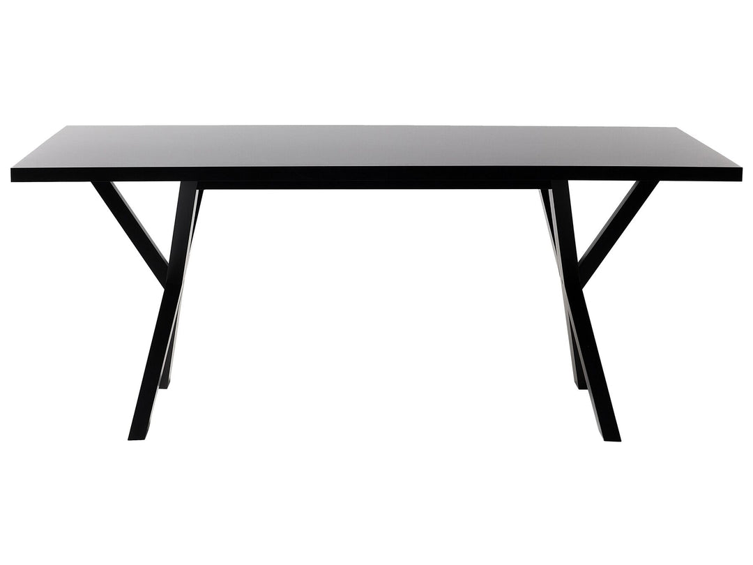 Lisala Dining Table 180 x 100 cm Black