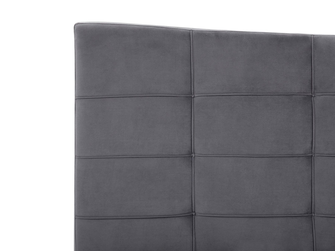 Velvet EU Super King Size Bed Grey Lannion