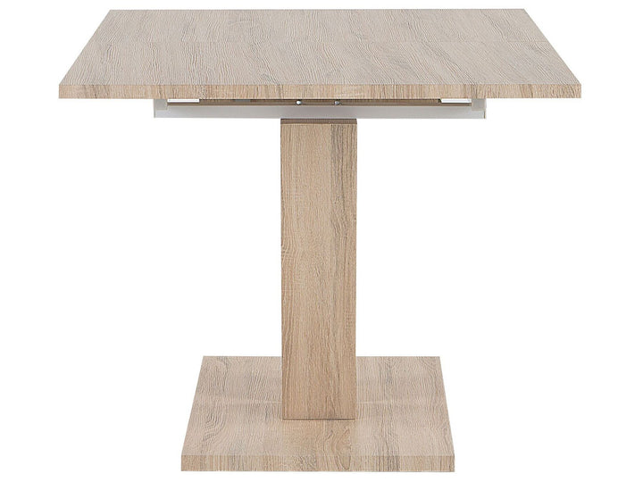 Extending Dining Table 140-180 x 90 cm Light Wood Lixa