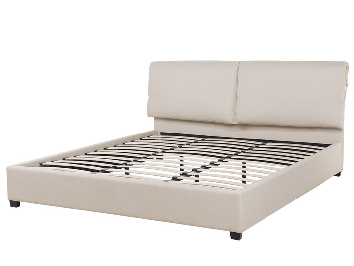 Belfort Fabric EU Super King Size Bed Beige