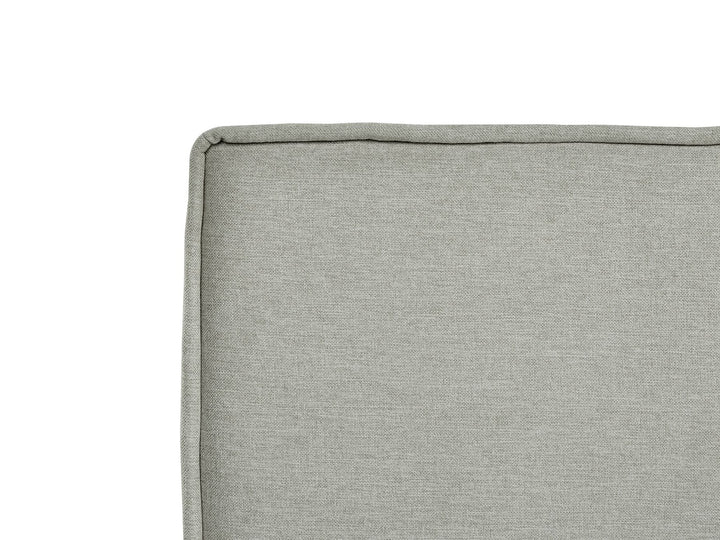 Fabric EU Super King Divan Bed Light Grey Dynasty