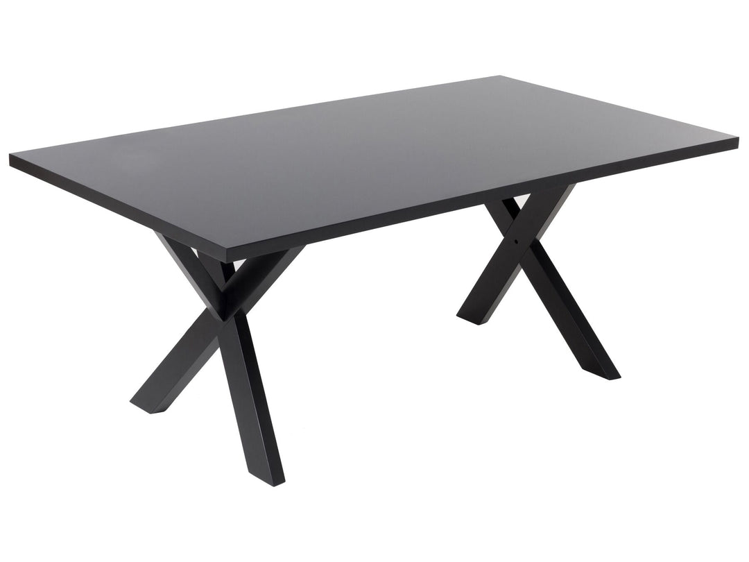 Lisala Dining Table 180 x 100 cm Black