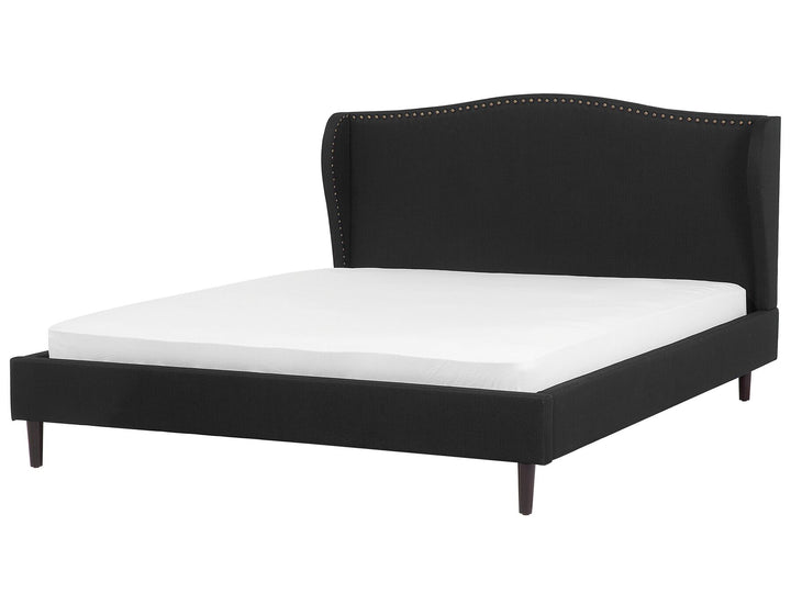 Colmar Fabric EU Super King Size Bed Black