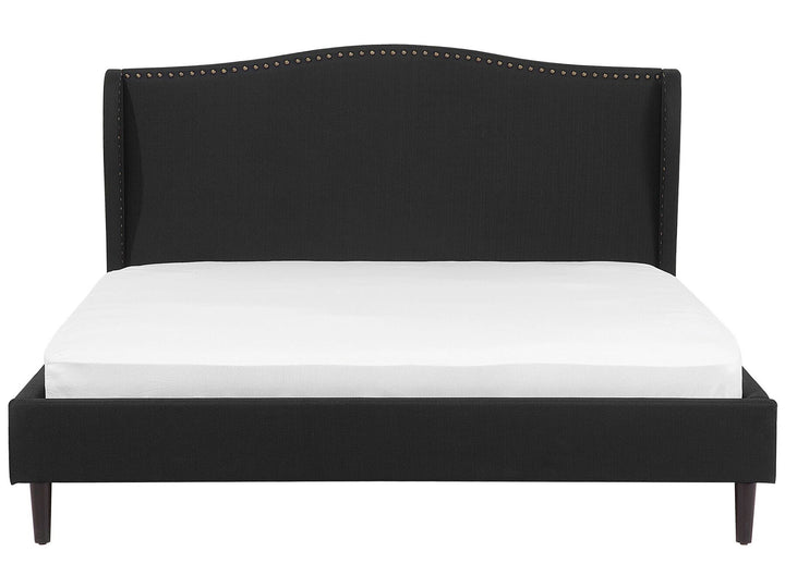 Colmar Fabric EU Super King Size Bed Black