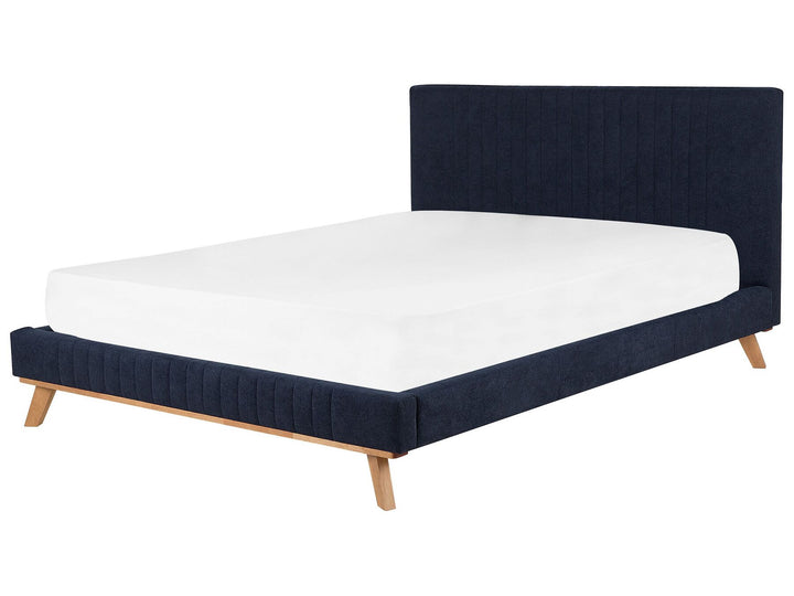 Chenille EU Super King Bed Dark Blue Talence