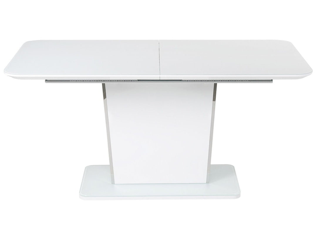 Extending Dining Table 160/200 x 90 cm White Sunds