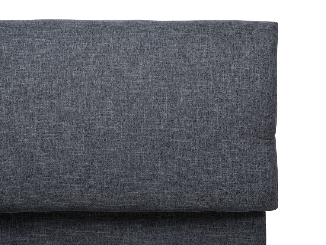 Fabric EU Super King Size Bed Grey Belfort