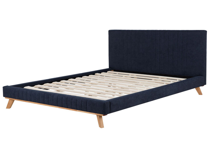 Chenille EU Super King Bed Dark Blue Talence