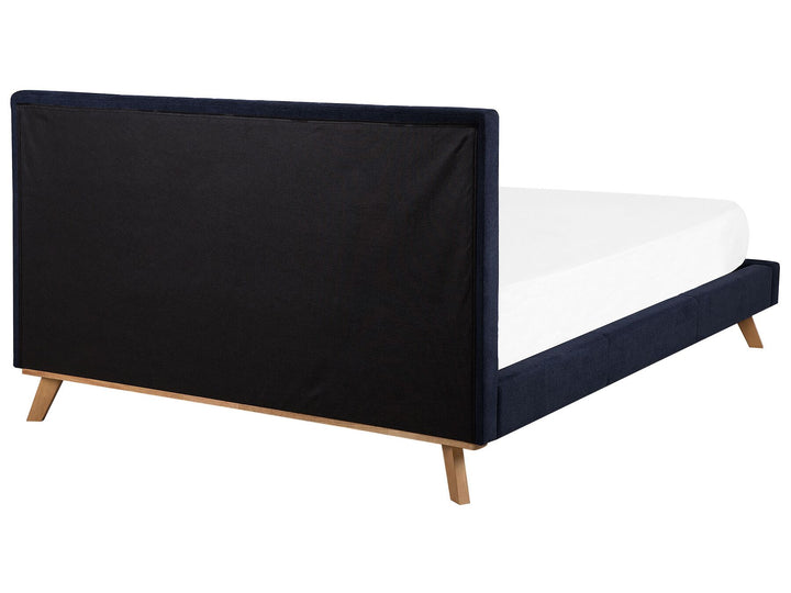 Chenille EU Super King Bed Dark Blue Talence