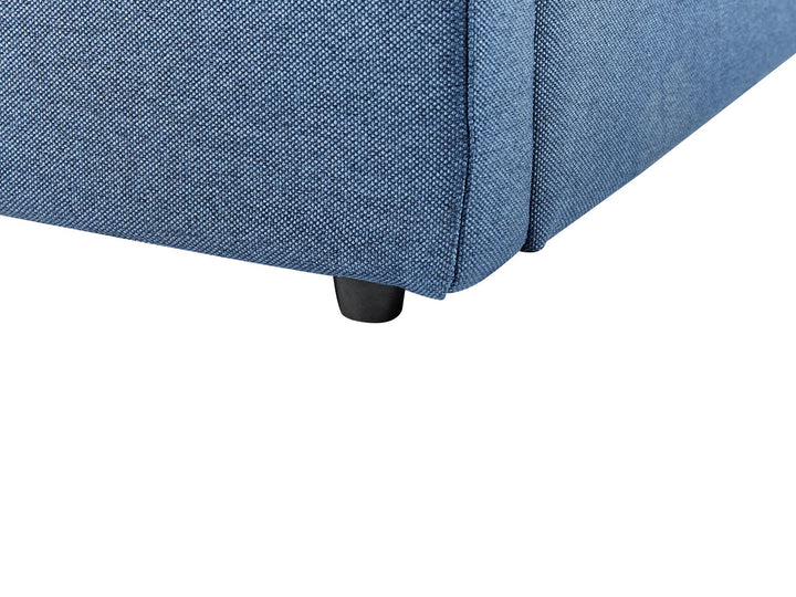 Dreux Fabric EU Super King Size Ottoman Bed Blue