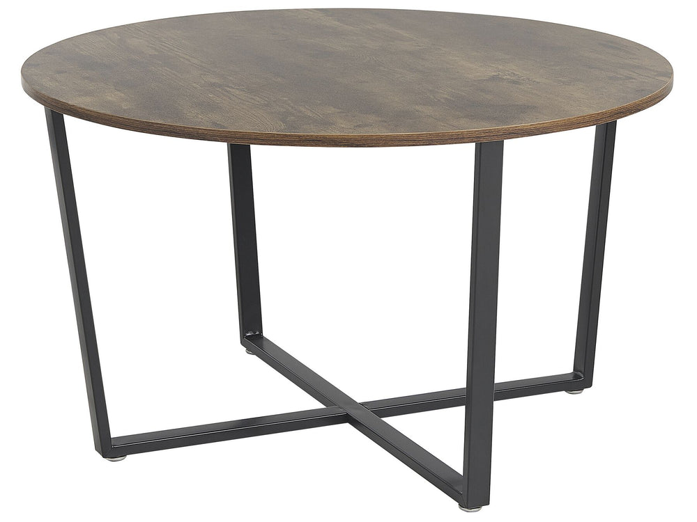 Coffee Table Dark Wood with Black ORICK