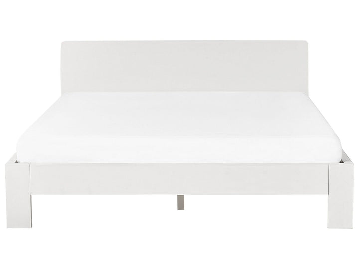 Wooden EU King Size Bed White Royan