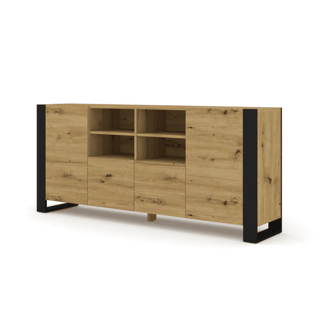 Sideboard Cabinet 188cm Oak Artisan Mondi