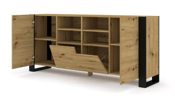 Sideboard Cabinet 188cm Oak Artisan Mondi