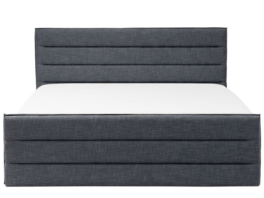 Valbonne Fabric EU Super King Size Bed Grey