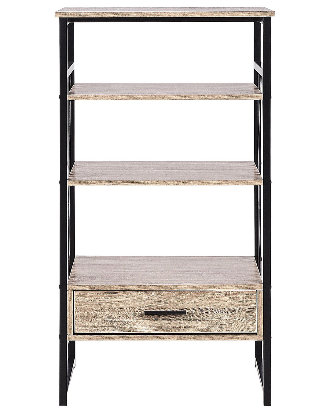 3 Tier Shelving Unit 101 cm Light Brown Lucia