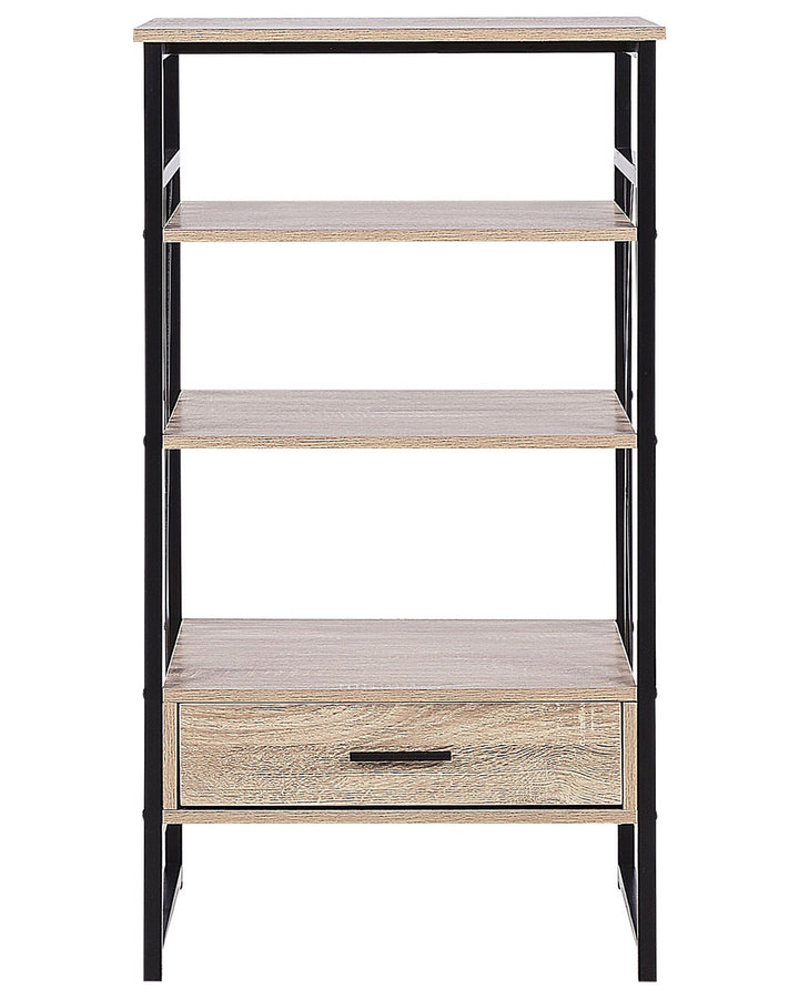 3 Tier Shelving Unit 101 cm Light Brown Lucia