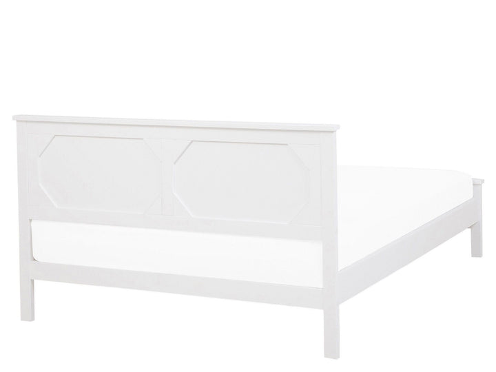 Olivet Wooden EU King Size Bed White