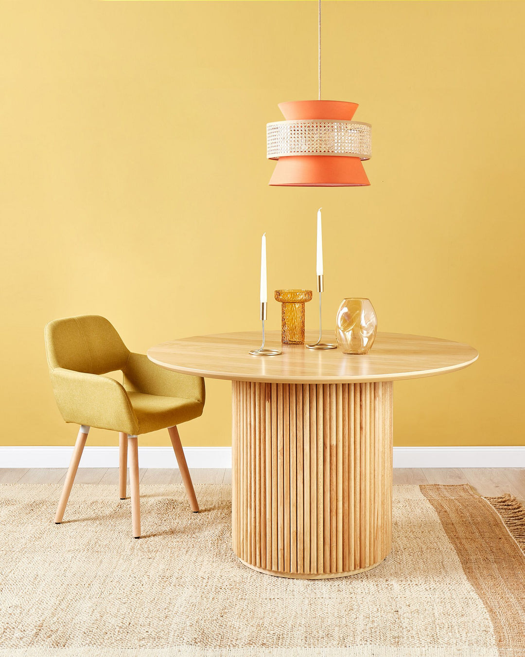 Round Dining Table ⌀ 120 cm Light Wood Vistalla