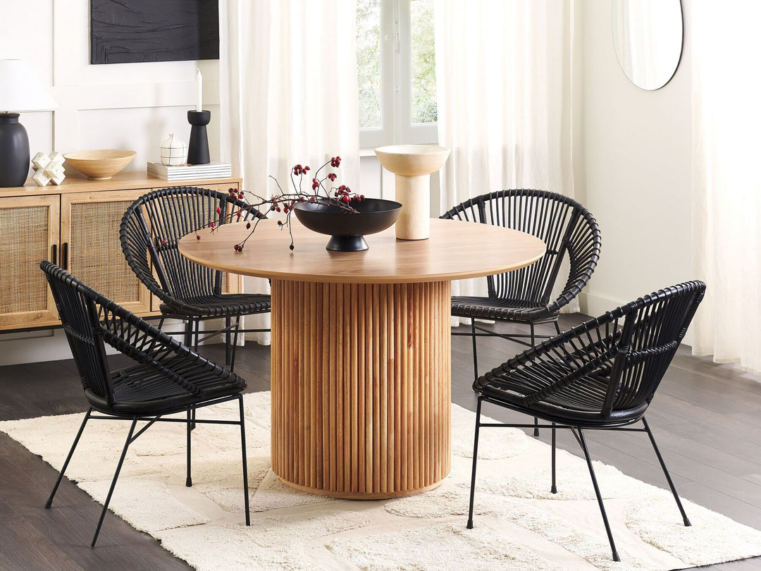 Round Dining Table ⌀ 120 cm Light Wood Vistalla