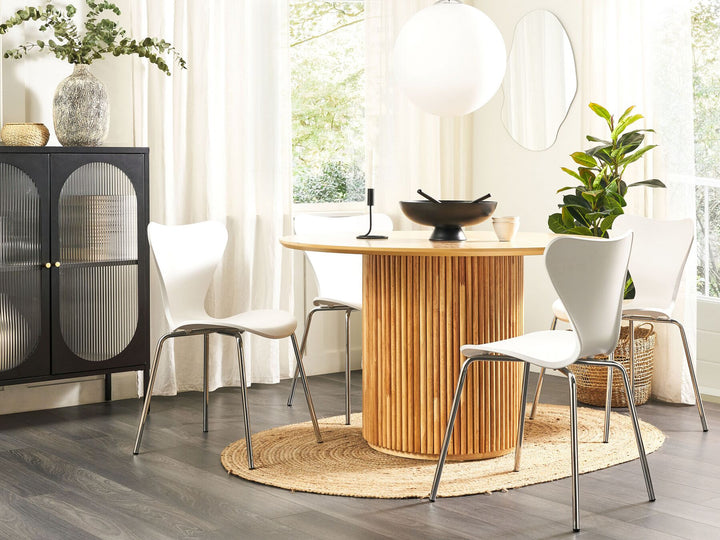 Round Dining Table ⌀ 120 cm Light Wood Vistalla