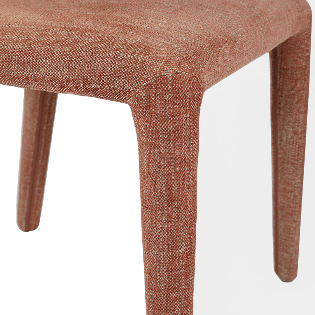 Libra Pair of Milo Brown Fabric Dining Chair