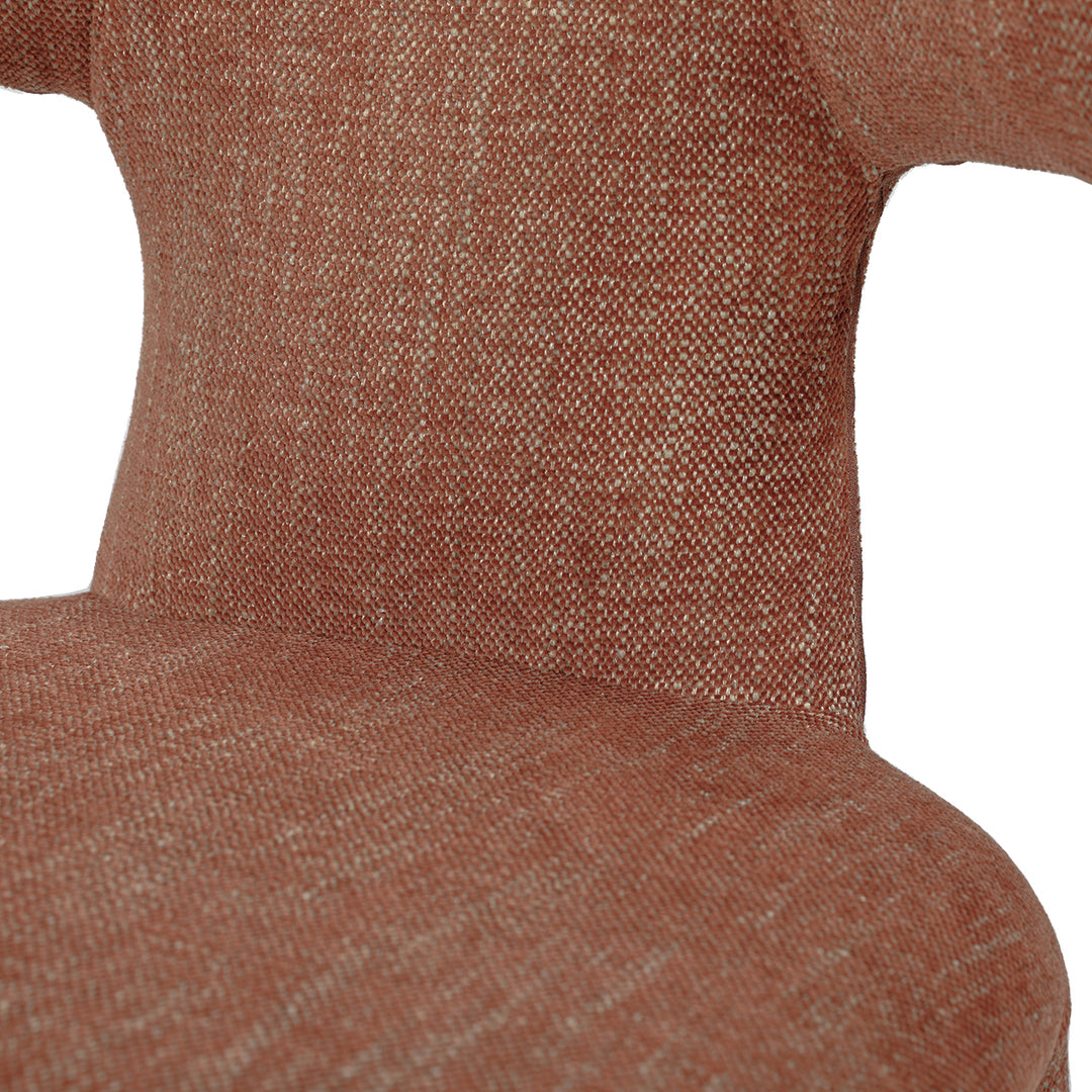 Libra Pair of Milo Brown Fabric Dining Chair