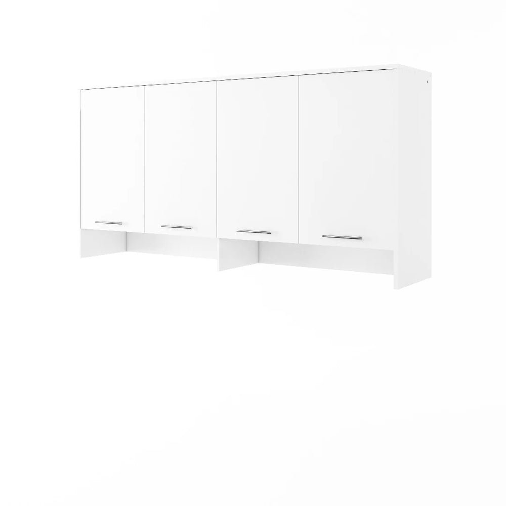 Gillam Horizontal Wall Bed Concept 90cm with Over Bed Unit White Matt CP-06