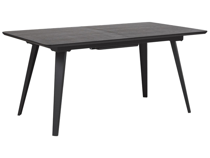 Extending Dining Table 160/200 x 90 cm Black Irvington