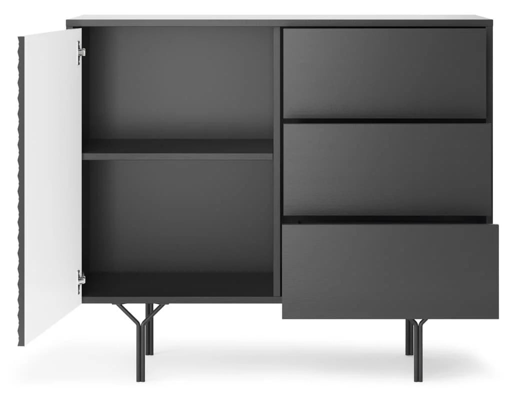 Sideboard Cabinet 97cm Graphite Raven