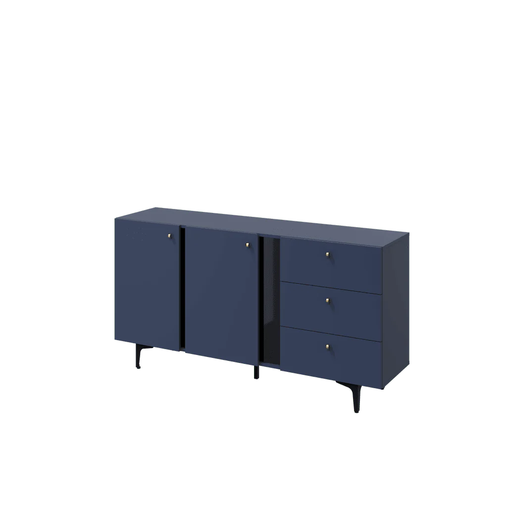 Sideboard Cabinet 160cm Navy Milano