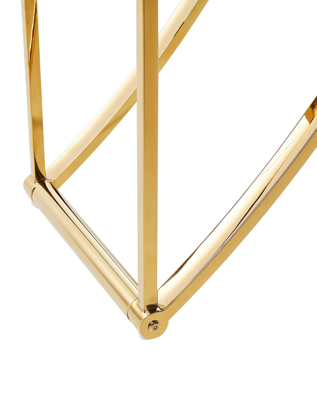 4 Tier Shelving Unit Metal 175 cm Gold Paulo