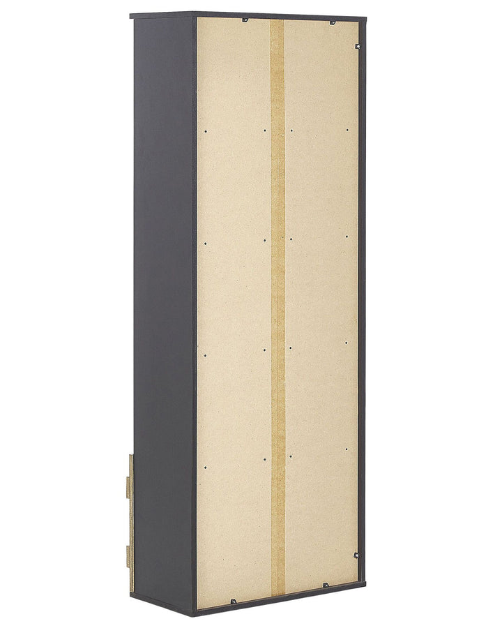 4 Tier Bookcase 163 cm Brown/ Black Venice